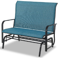 Blue Outdoor Glider Chairs