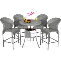 Gray dining set