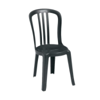 Black Outdoor Bistro Chair