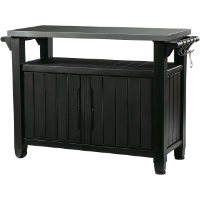 Black Outdoor Console Table