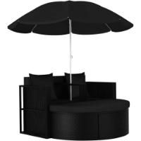 Black Outdoor Daybed