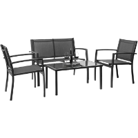 Black Outdoor Seating Sets