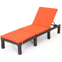 Orange Outdoor Chaise Lounges