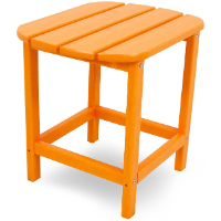 Orange Outdoor Side Tables