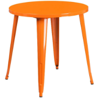 Orange Outdoor Tables