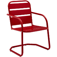 Red Outdoor Patio Chairs