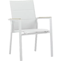 White Outdoor Arm Chairs