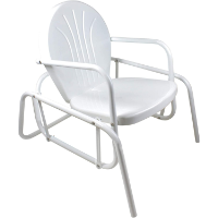 White Outdoor Glider Chairs