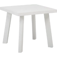 White Outdoor End Tables