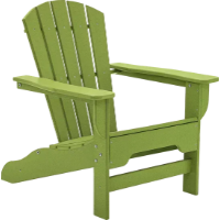 plastic Adirondack chair