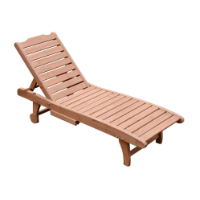 Wood Outdoor Chaise Lounge