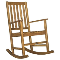 teak rocking chair