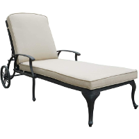 wrought iron chaise lounges