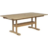 teak extension table