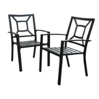wrought iron bistro chairs