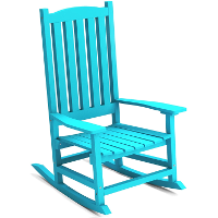 Teal Outdoor Rocking Chairs