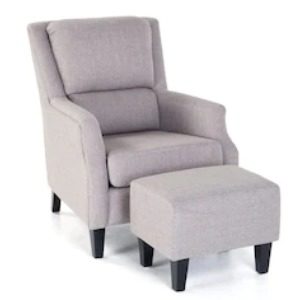 Bob's Discount Furniture Chair and Ottoman